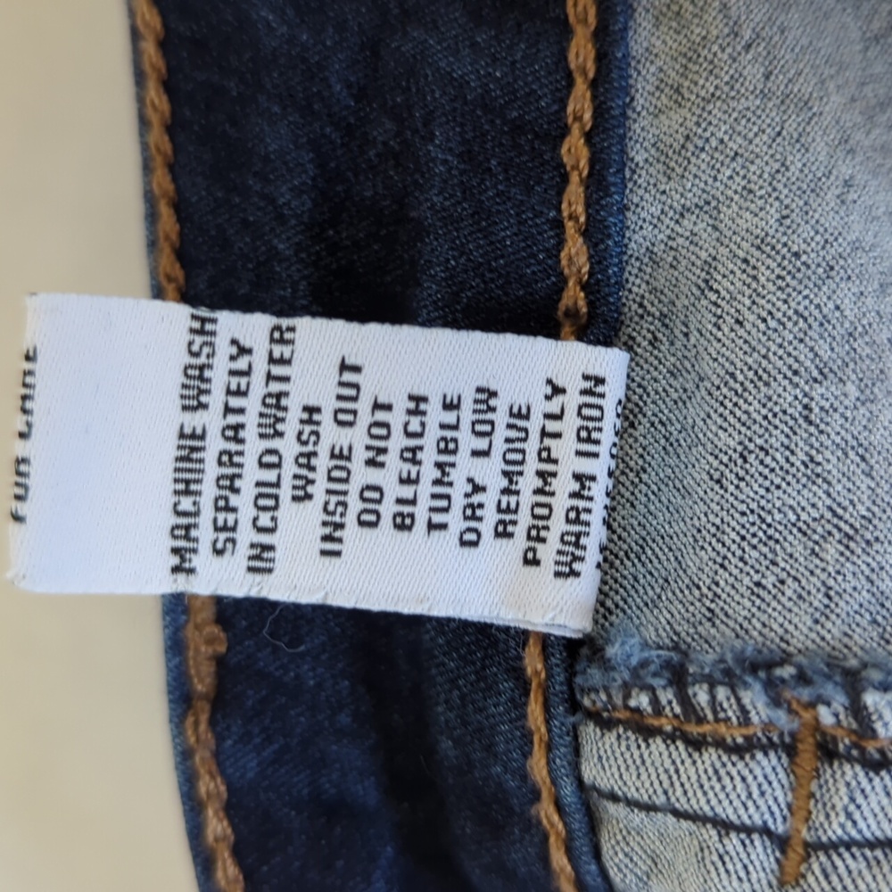 Celebrity Pink Button Up Denim Skirt Junior 5/27 Blue - Picture 4 of 9